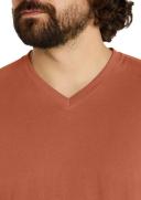 Johnny Bigg Essential V-Neck Tee in Tangerine Sunset 9XL