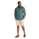 Johnny Bigg Men's Anders Linen Shirt Teal 9 XL