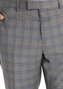 Johnny Bigg Patterson Check Stretch Dress Pant Grey 54