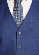 Johnny Bigg The Gianni Check Waistcoat Marine 58