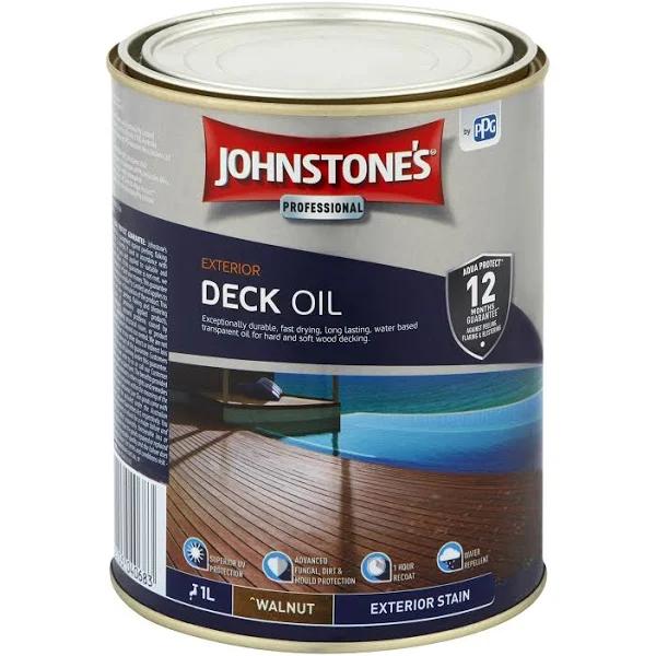 Johnstone's 1L Walnut Decking Oil