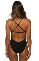 JOLYN Women's Brandon 2 Solid One Piece Swimsuit - Mint | Polyester - Swimoutlet.com