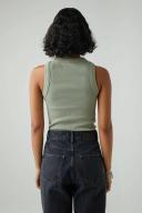 Jonesy Singlet - Oil Green - XS - Neuw Denim