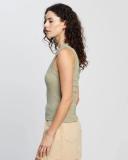 Jonesy Singlet - Oil Green - XS - Neuw Denim