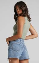 Jonesy Singlet - Oil Green - XS - Neuw Denim
