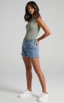 Jonesy Singlet - Oil Green - XS - Neuw Denim