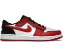 Jordan 1 Low FlyEase Black White Gym Red