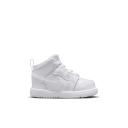Jordan 1 Mid Baby and Toddler Shoe - White