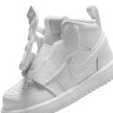 Jordan 1 Mid Baby and Toddler Shoe - White