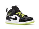 Jordan 1 Mid Black Cyber Mystic Green (TD)
