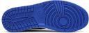 Jordan 1 Mid Black/Hyper Royal Men's Shoes, Grey, Size: 14
