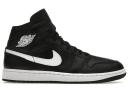 Jordan 1 Mid Black/White