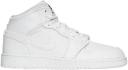 Jordan 1 Mid Deep Black Nubuck Swoosh (GS)