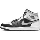 Jordan 1 Mid Deep Black Nubuck Swoosh (GS)