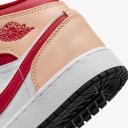 Jordan 1 Mid Light Curry Cardinal (GS)