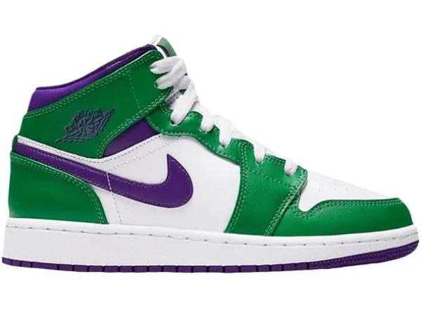 Jordan 1 Mid Little Kids' Shoe, Green, Size: 1
