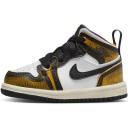 Jordan 1 Mid SE Orange Wear Away (PS)