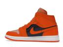 Jordan 1 Mid SE Rush Orange Crimson Bliss (Women's)
