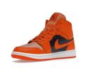 Jordan 1 Mid SE Rush Orange Crimson Bliss (Women's)
