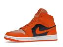 Jordan 1 Mid SE Rush Orange Crimson Bliss (Women's)