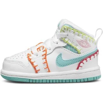 Jordan 1 Mid SE Washed Teal Rush Pink (TD)