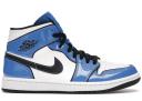 Jordan 1 Mid Signal Blue