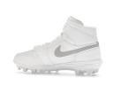 Jordan 1 Mid TD Cleat White Grey Fog