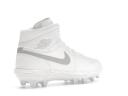 Jordan 1 Mid TD Cleat White Grey Fog