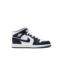 Jordan 1 Mid White Metallic Gold Obsidian (PS)