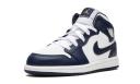 Jordan 1 Mid White Metallic Gold Obsidian (PS)
