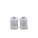 Jordan 1 Mid Younger Kids' Shoe - 1 - White