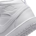 Jordan 1 Mid Younger Kids' Shoe - 1 - White
