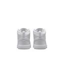 Jordan 1 Mid Younger Kids' Shoe - 1 - White