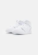 Jordan 1 Mid Younger Kids' Shoe - 1 - White