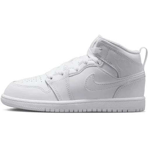 Jordan 1 Mid Younger Kids' Shoe - White