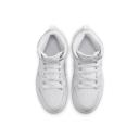 Jordan 1 Mid Younger Kids' Shoe - 1 - White