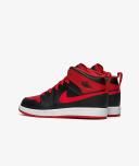 Jordan 1 Mid Younger Kids' Shoes - Black