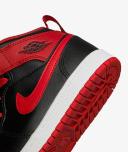 Jordan 1 Mid Younger Kids' Shoes - Black