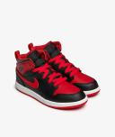 Jordan 1 Mid Younger Kids' Shoes - Black