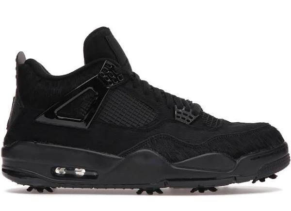Jordan 4 Retro Golf Black Cat Pony Hair