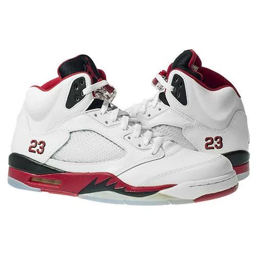Jordan 5 Retro Fire Red Black Tongue (2013)
