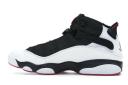 Jordan 6 Rings Black White Gym Red