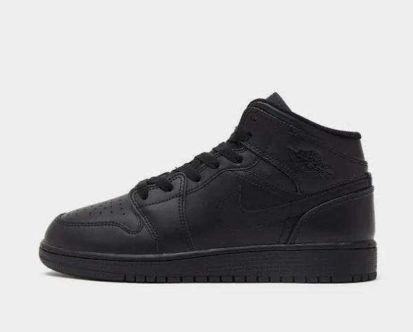 Jordan Air 1 Mid Smooth Leather Junior Sneaker