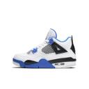 Jordan Air Retro 4 Junior - White/Royal Blue - Kids