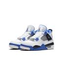 Jordan Air Retro 4 Junior - White/Royal Blue - Kids