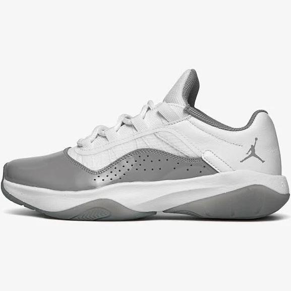 Jordan AJ11 CMFT Low Sneakers in White and Grey