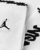 Jordan Crew Socks White/ Black