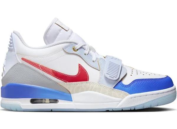 Jordan Legacy 312 Low White Game Royal University Red