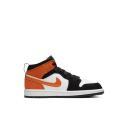 Jordan Little Kids' Air 1 Mid Basketball Shoes, Black - Size 1.5