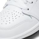 Jordan Little Kids' Air 1 Mid Basketball Shoes in White Size 1.5 | Leather